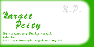 margit peity business card